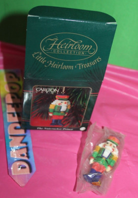Carlton Little Heirloom Treasures The Nutcracker Prince Holiday Ornament 12