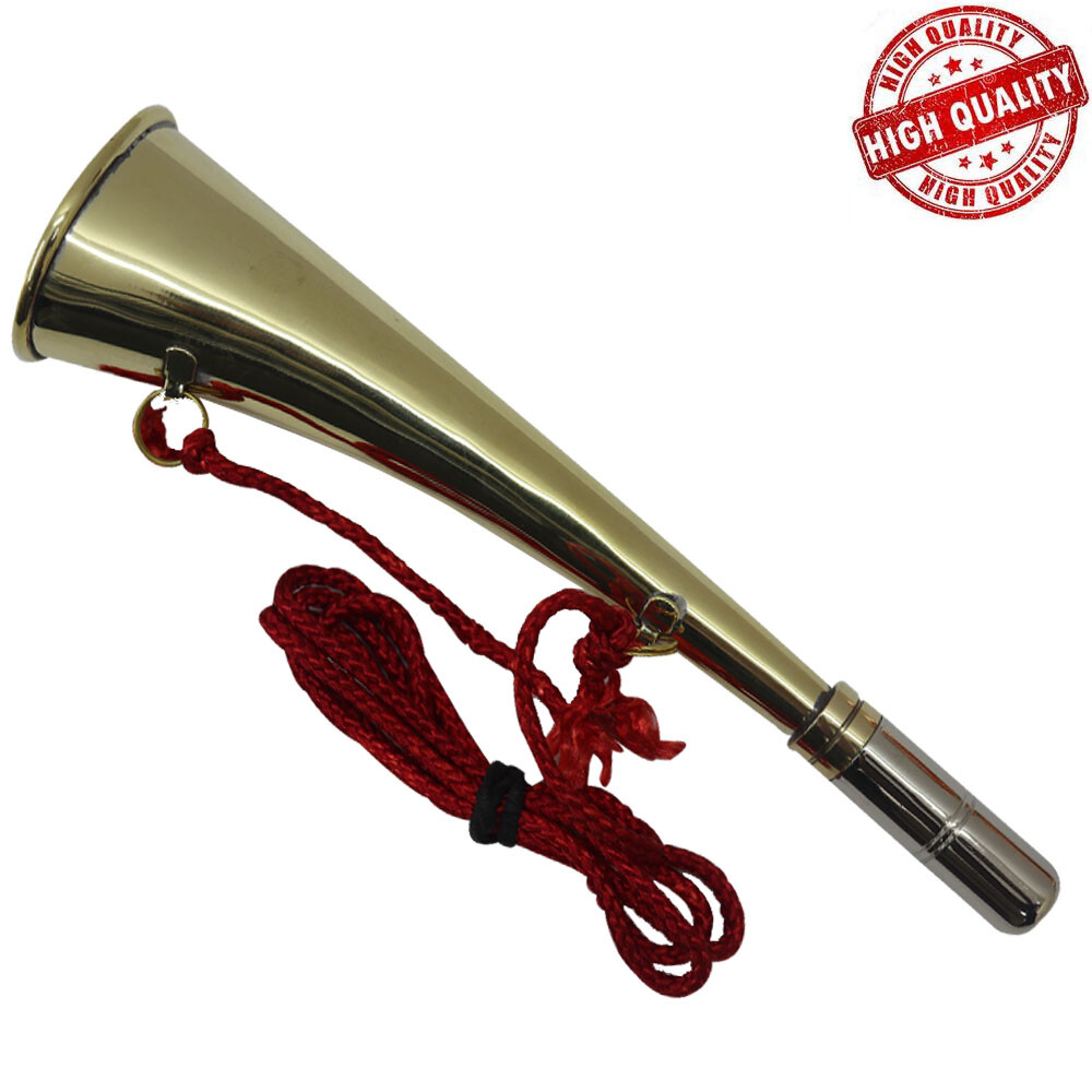 SOLID BRASS COUNTRY HORN Outdoor Country Sports Hunting Bugle Bespoke