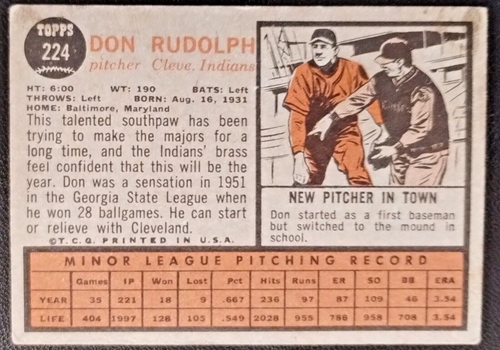 1962 TOPPS BASEBALL #201-250 YOU PICK Get Best Prices SAVE$$ - Picture 134 of 287