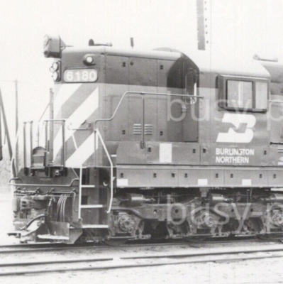 #ad #ad 1976 Burlington Northern Railway Electromotive SD 9 #6180 Aurora Illinois CBamp;Q $37.50