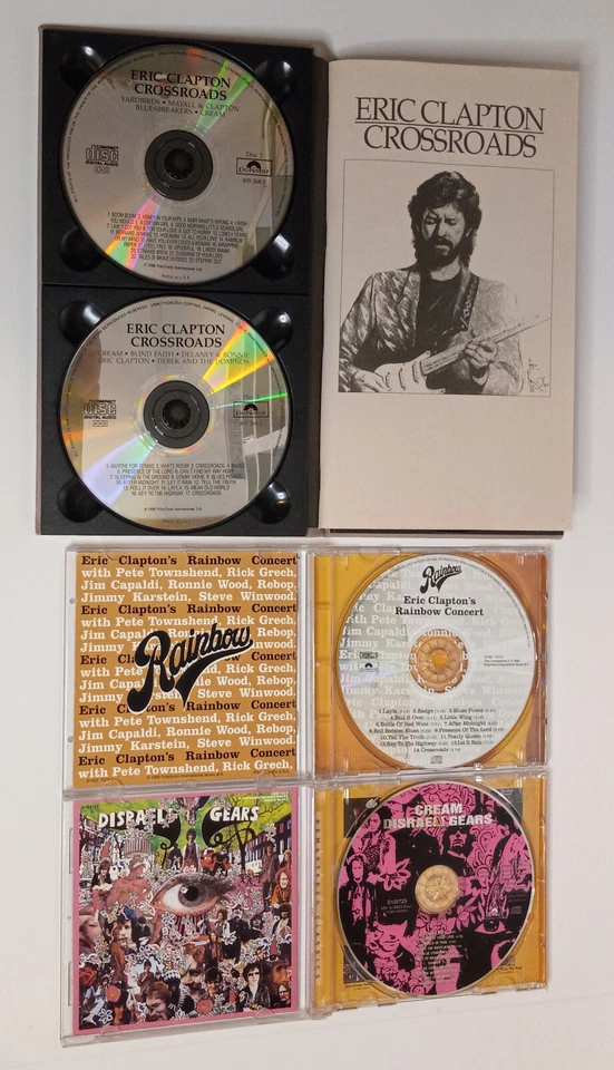 Eric Clapton CD Collection: 6 Classic Albums & Crossroads Box Set (Cover Damage) - Image 3 of 4