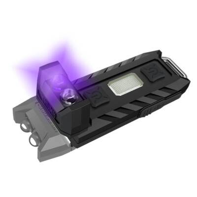 ~NEW~ Nitecore THUMB LEO 45 Lumen White & UV Keychain Light