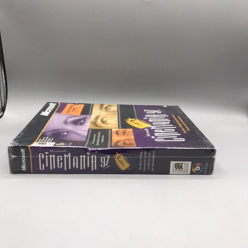 Microsoft Cinemania 97 Windows 95 Interactive Guide to Movies & Moviemakers NEW - Image 3 of 4