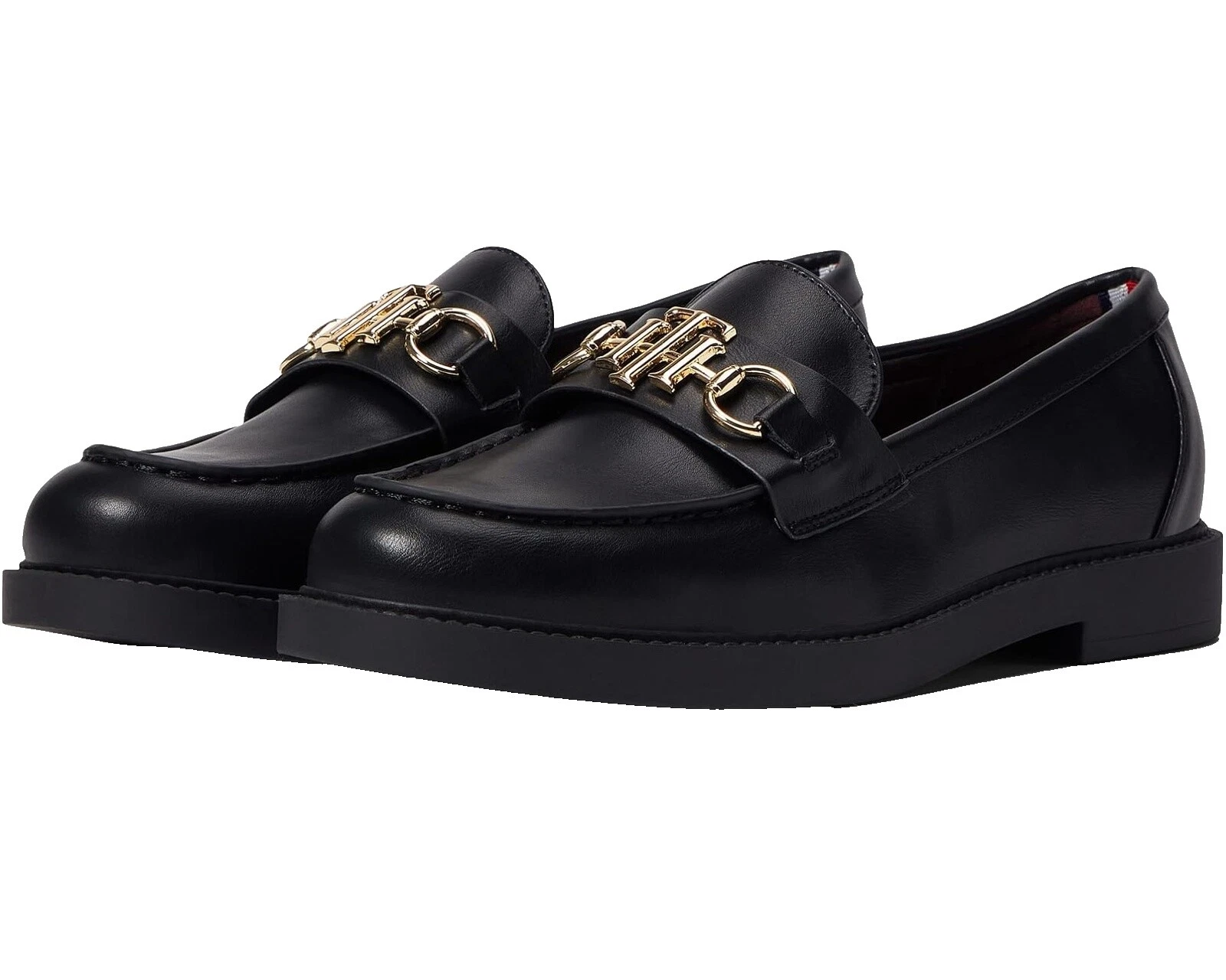 Tommy Hilfiger Leather Upper Solid Flats for Women