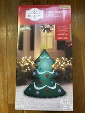 Christmas Tree Holiday Time 4 FT Airblown Inflatable Indoor/Outdoor NIB