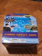 NIB Xploderz Ammo Depot 1000 Count 500 Ready to Fire 500 to Refill Blue Rounds