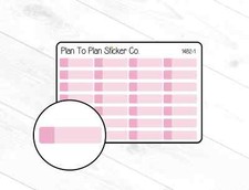1482-1 Light Pink Labels Planner Stickers.