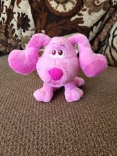 BIG HUGS MAGENTA 7" PLUSH TOY DOG BLUE'S CLUES  YOU STUFFED ANIMAL