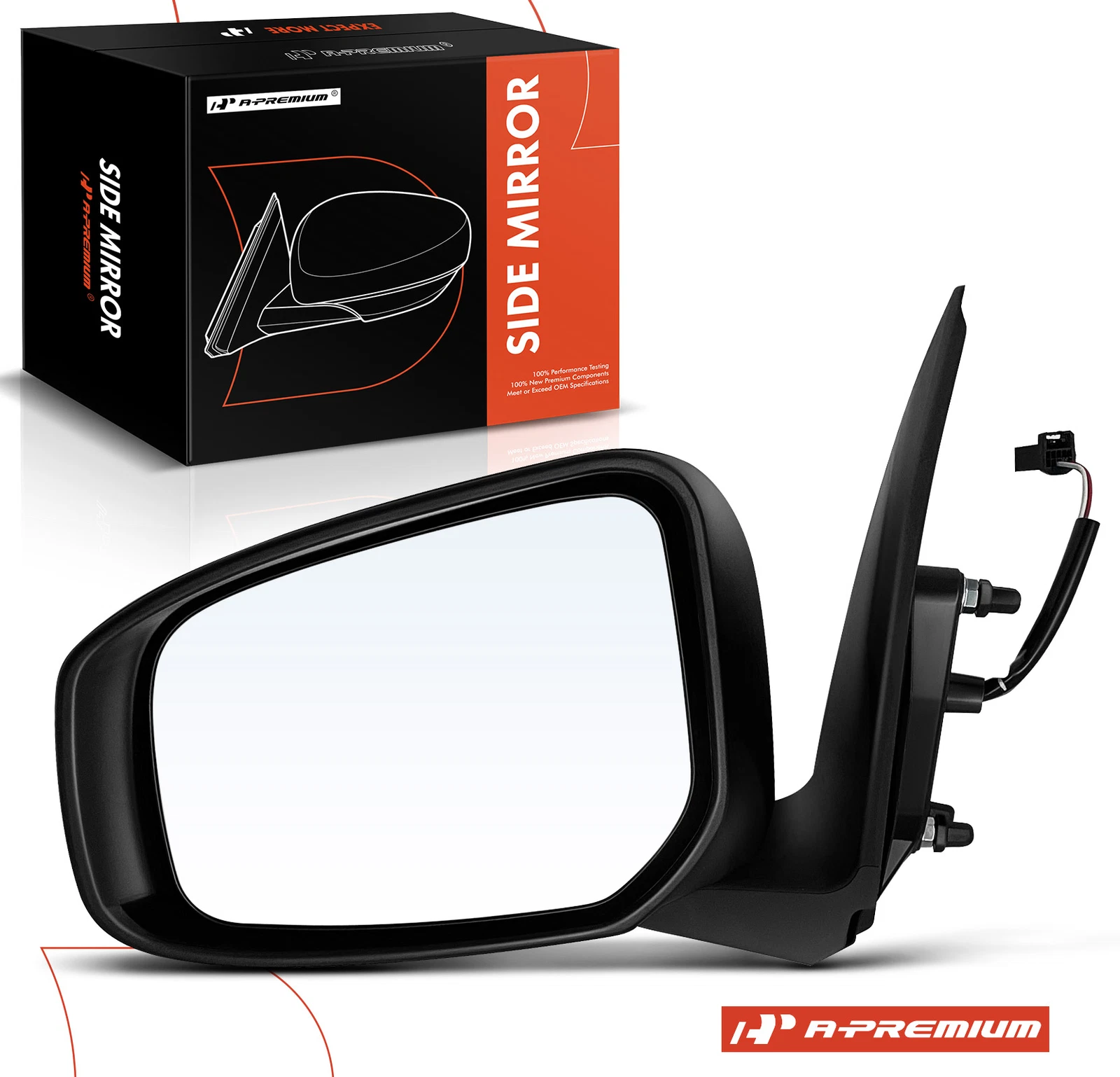 A-Premium Driver Power Mirror w/ Manual Folding for Mitsubishi Mirage G4 17-22