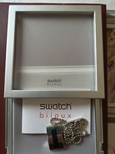 Swatch originale collana unisex splendido amuleto acciaio inox 100% originale 