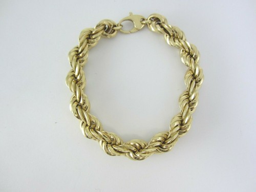 14K YELLOW GOLD THICK ROPE CHAIN 