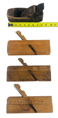 WOOD WOODEN MOLDING PLANE WOODWORKING TOOL CARPENTER MASS OHIO 1/4 1/2 No 47,231