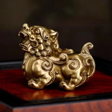 Dian Dian Ju Pure Copper Wealth Attraction Pixiu Ornament Solid Chinese Crafts