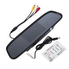 for Reverse Backup Camera 4.3" LCD Backup Mirror Monitor