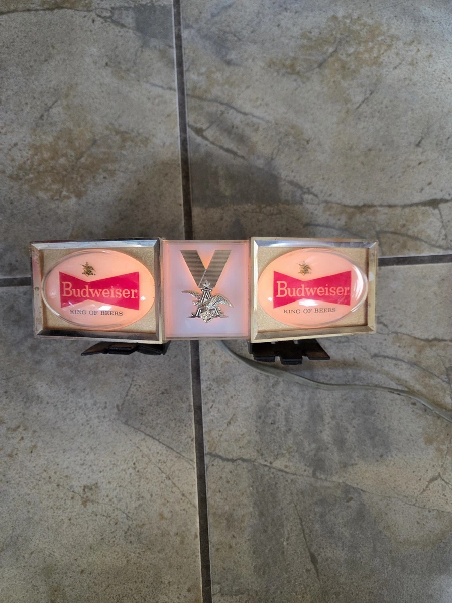 Vintage Budweiser Bar Light for sale | eBay
