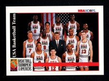 1992-93 Hoops NNO Team USA Michael Jordan Larry Bird Charles Barkley Karl Malone