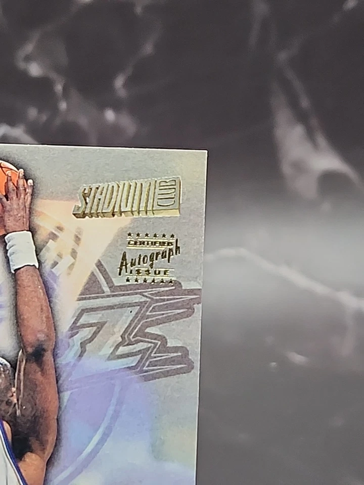 КАРЛ МАЛОН ДЖОН СТАРКС 1997-98 Topps Stadium Club Co-Signers Двойной Авто Джаз NY - Изображение 4 из 4