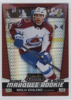 2024 O-Pee-Chee Platinum Red Prism 152/199 Nikolai Kovalenko #227 Rookie RC 9be