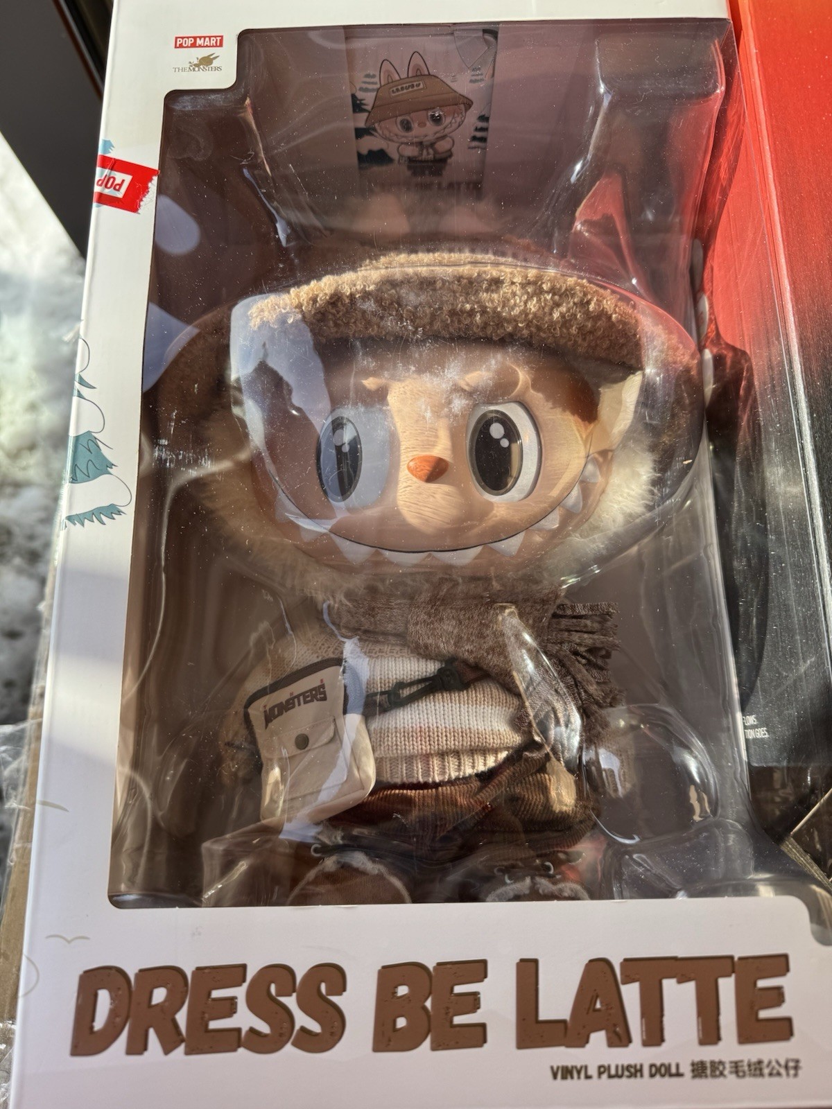 Pop MART Labubu the Monsters Dress Be Latte Vinyl Plush Doll