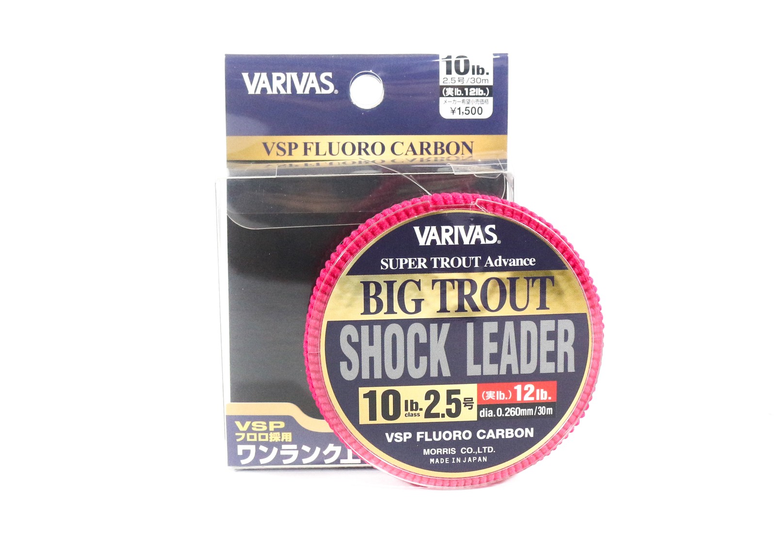 Varivas Fluorocarbon Big Trout Shock Leader Line 30m 10lb (5566)
