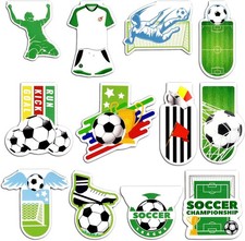 Lesezeichen Magnetisch, 12 St&uuml;ck Magnetische Lesezeichen Kinder Fu&szlig;ball, Magnet