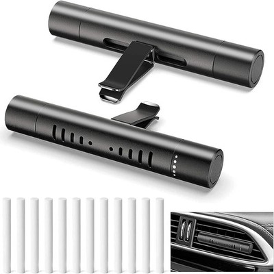 2 Packs Custom Car Air Freshener Diffuser Vent Clips with 12 Refill Sticks for C