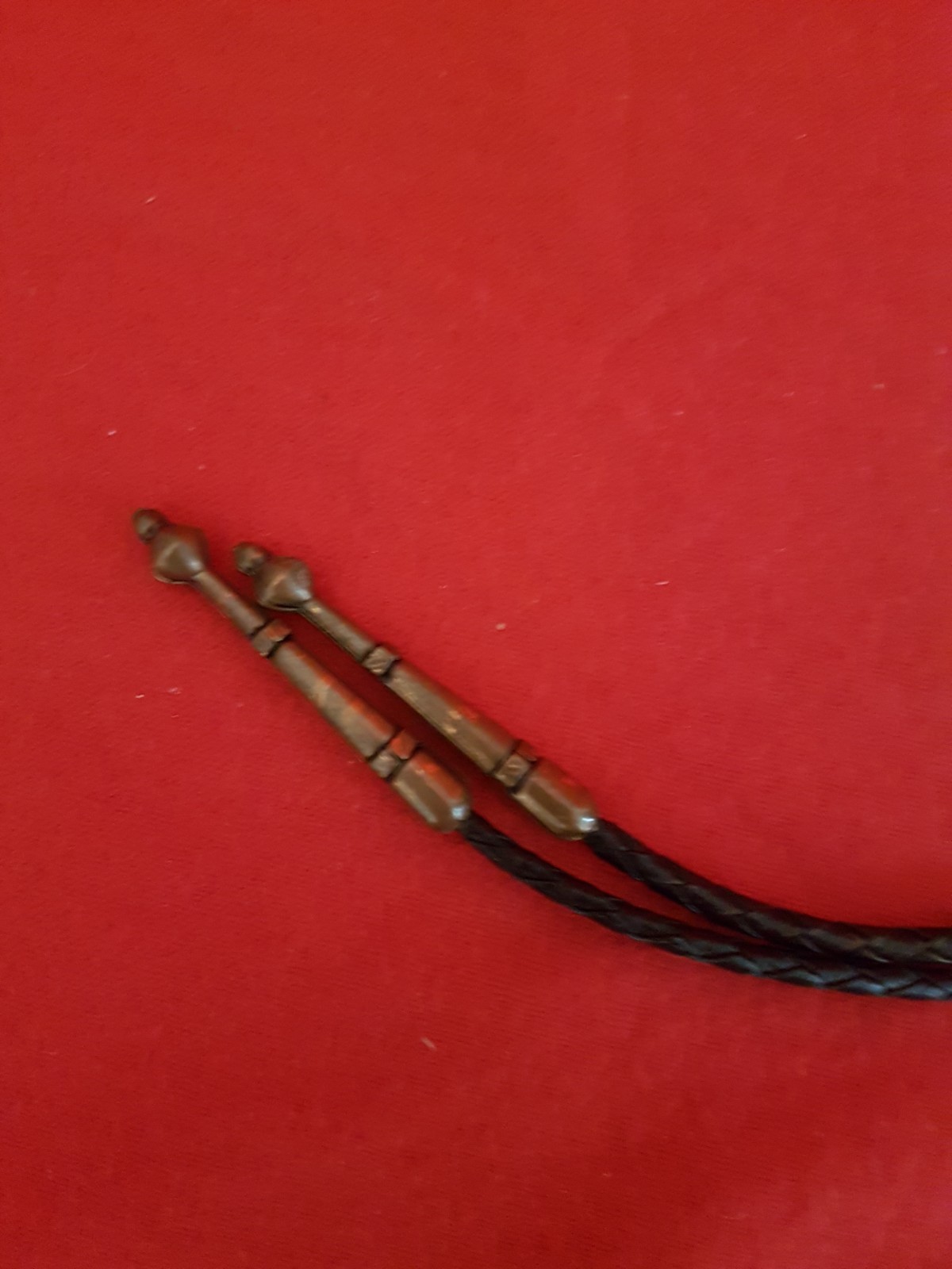 Solid Copper Thunderbird Bolo Tie. Leather Ties. … - image 3