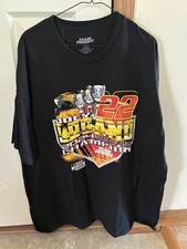 Joey Logano 2022 NASCAR Cup Series Champion T Shirt XXL Team Penske Shell 