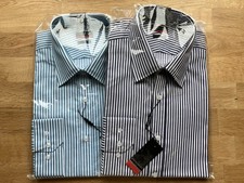 Pair Of Gent’s Pierre Cardin, Striped, Long Sleeve, 100% Cotton Shirts. NWT.