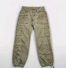 Vtg Rankea'd Pants Mens 34x30 Cargo Baggy Paratrooper Y2K Streetwear Skater 90's