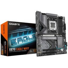 GIGABYTE X870 EAGLE WIFI7 Motherboard - Supports AMD Ryzen 9000 CPUs, 14+2+2 pha