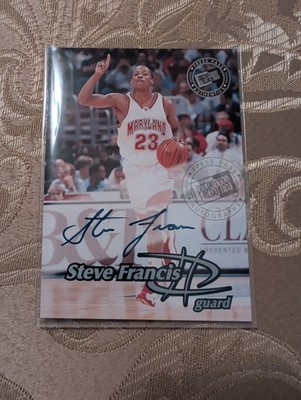 1999 Press Pass Steve Francis Rookie Autograph