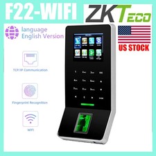 ZKTeco F22 TCP/IP 2.4-inch Wi-Fi Fingerprint Time Clock Access Control Machine