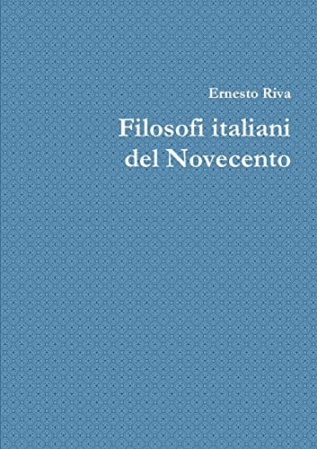 Riva - Filosofi italiani del Novecento - New paperback or softback - X555z