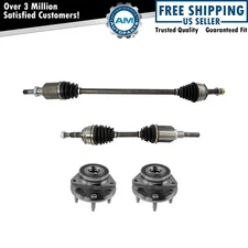 Front CV Axle Shaft Assembly Wheel Hub Bearing Set 4pc for 13-15 Cruze 1.8