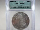 1881-S Morgan Silver dollar graded MS-65 by ICG