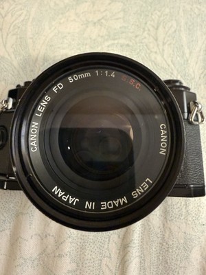 📸 Vintage CANON A-1 SLR Film Camera + FD 50mm 1.4 S.S.C Lens Made