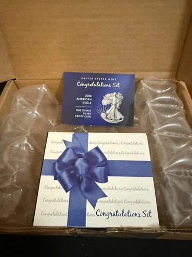 2026 P Congratulations Set American Eagle 1oz Silver Proof Coin 26RF -