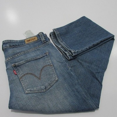 Levis Damen Mid Rise Fit Skinny Leg Stretch Blau W29 / L31 UK 11 SKU Y04164