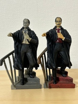 Phantom of the Opera Figure Silver Screen Version 9cm Set of 2 Used Japan #T0083