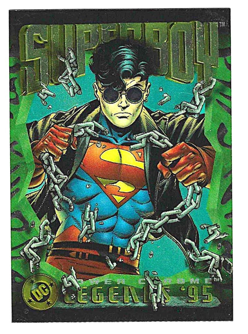 Super Boy - 1995 SkyBox DC Legends Power Chrome #21 Card