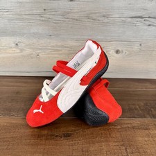 PUMA Speedcat Ballet SD Womens Size 8 For All Time Red White Black 401287 07