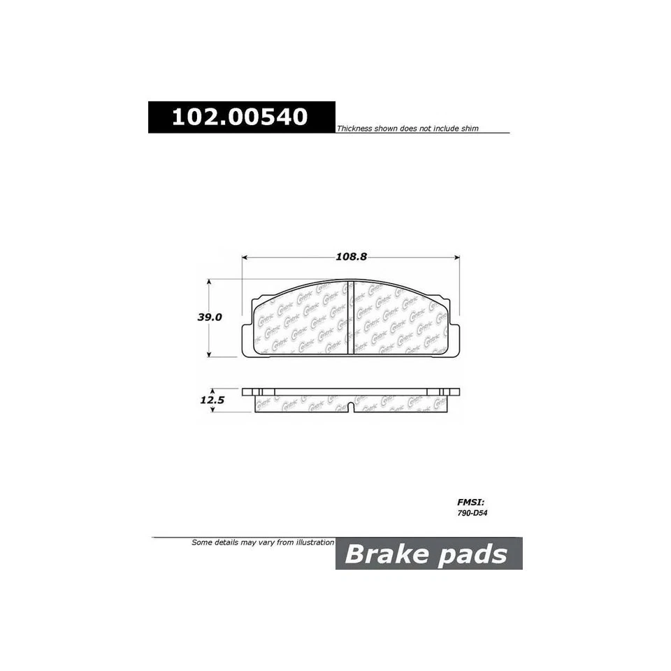 Juego de pastillas de freno de disco delanteras rotor de freno de disco para Fiat 850 1968-1968 Foto 4 de 4