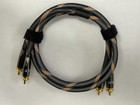 SKW Audiophiles Audio Cable 2RCA to 2 RCA Male to Male 7mm 3.2ft/1M 24k Gold Pl. — photo 1