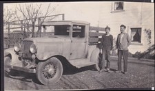 1931 Chevrolet Stateside Truck Father Son 1941 Ca Plate 85 L Vernacular Photo