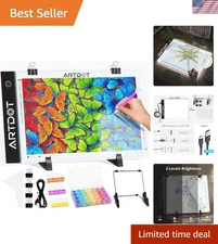A4 LED Light Pad for Diamond Painting & Art Projects - Adjustable Brightness