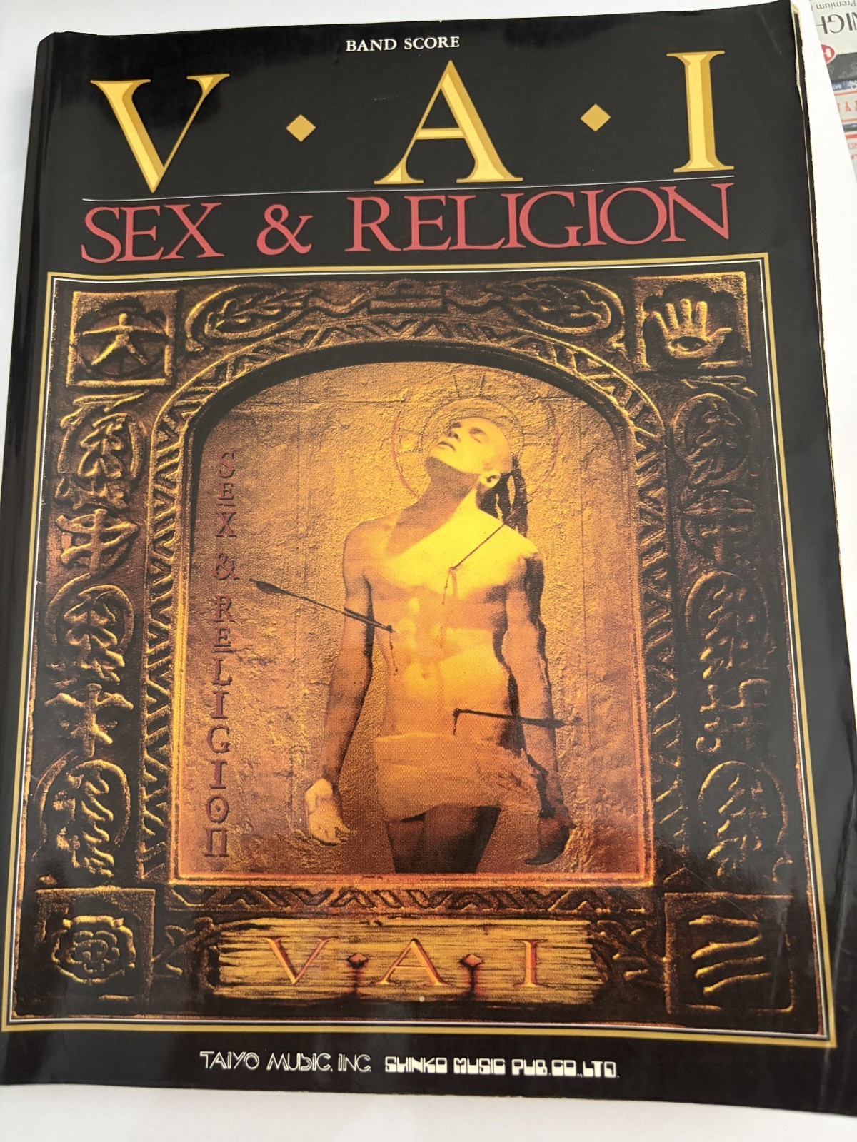 STEVE VAI - SEX & RELIGION - BAND SCORE - shinko japan