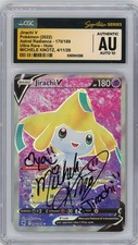 CGC AUTH AUTO 10 Autographed Michele Knotz Jirachi V 170/189 Astral Radiance on eBay