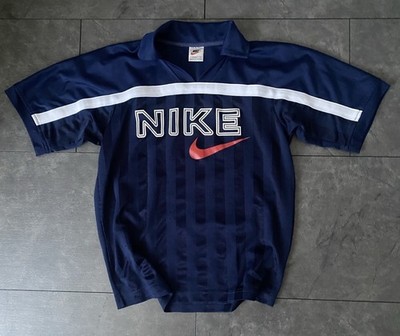 Nike Vintage 90s Shirt Made in Taiwan Kinder Gr. L / Damen M Big Swoosh #158