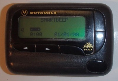 Motorola Advisor Elite Flex Alphanumeric Pager Beeper + User Guide ~ Works great